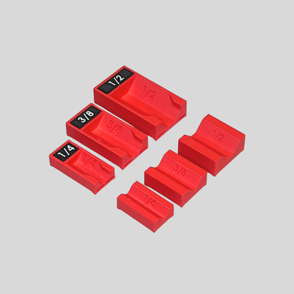 1/4", 3/8", and 1/2" Socket Extension Organizer