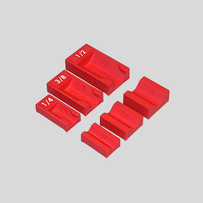 1/4", 3/8", and 1/2" Socket Extension Organizer