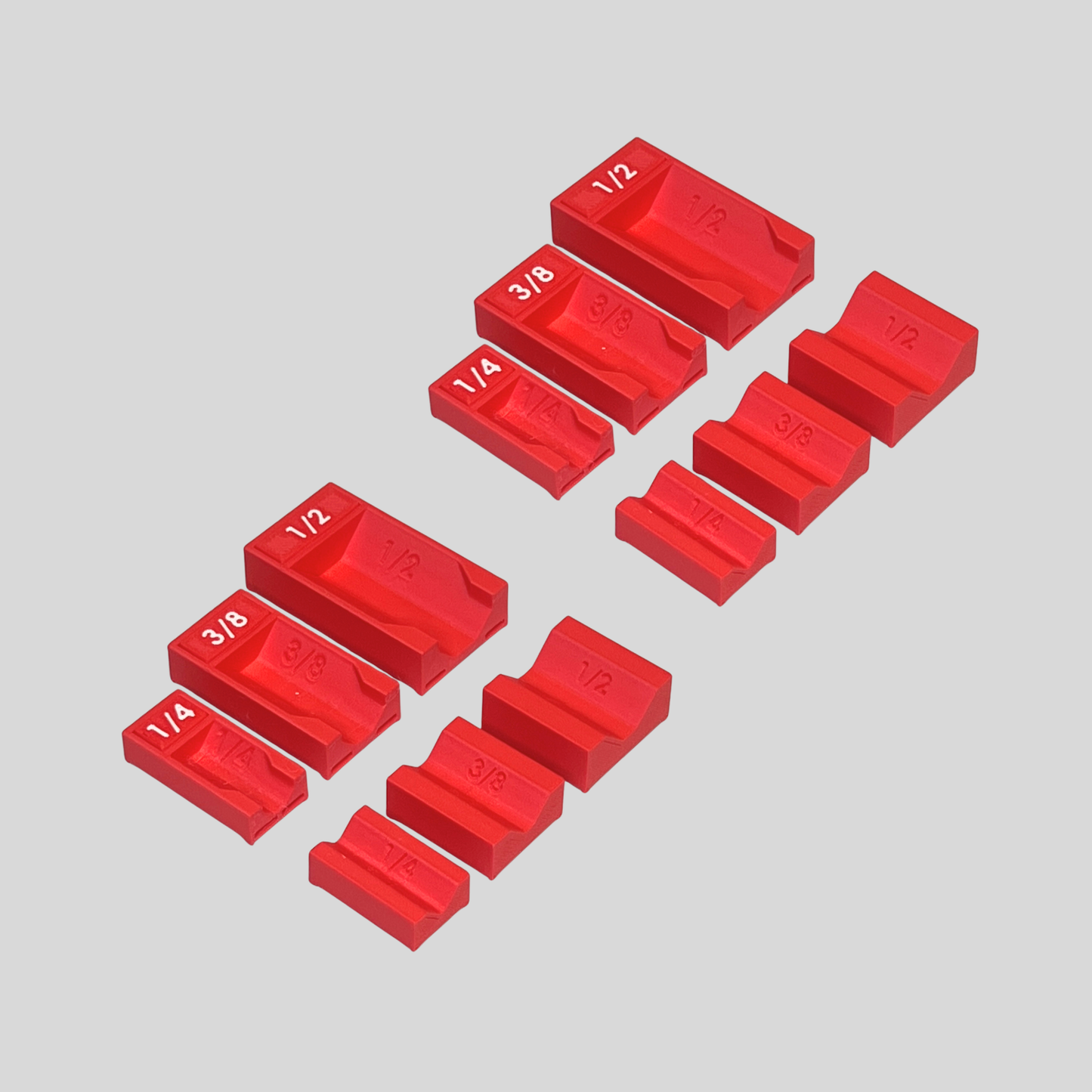 1/4", 3/8", and 1/2" Socket Extension Organizer