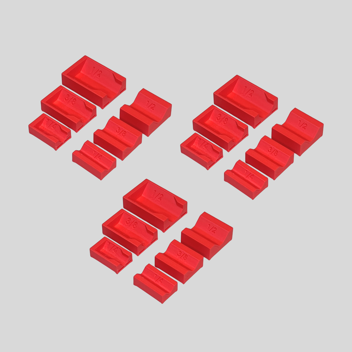 1/4", 3/8", and 1/2" Socket Extension Organizer
