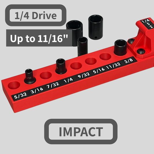 1/4 Inch Drive SAE IMPACT Socket Trays