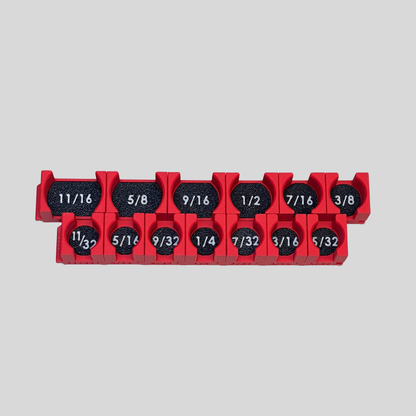 1/4" Modular Socket Organizer for SAE IMPACT Sockets