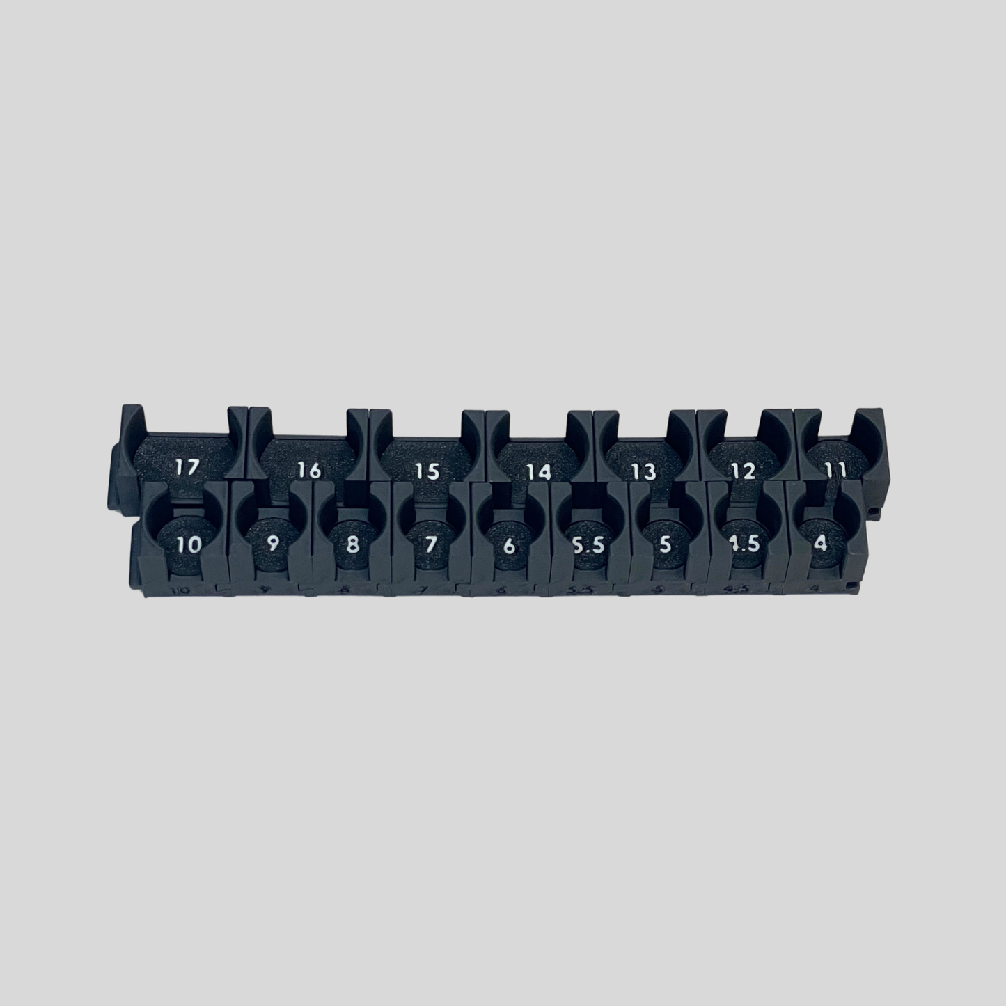 1/4" Modular Socket Organizer for Metric IMPACT Sockets