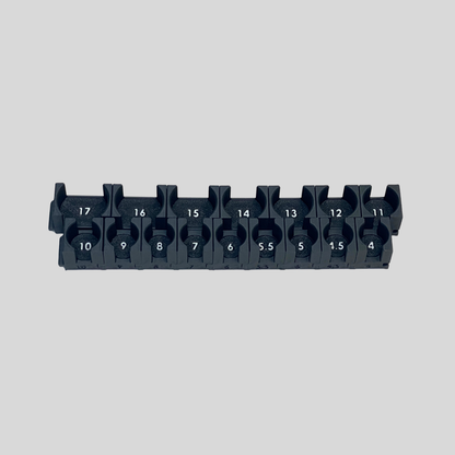 1/4" Modular Socket Organizer for Metric IMPACT Sockets