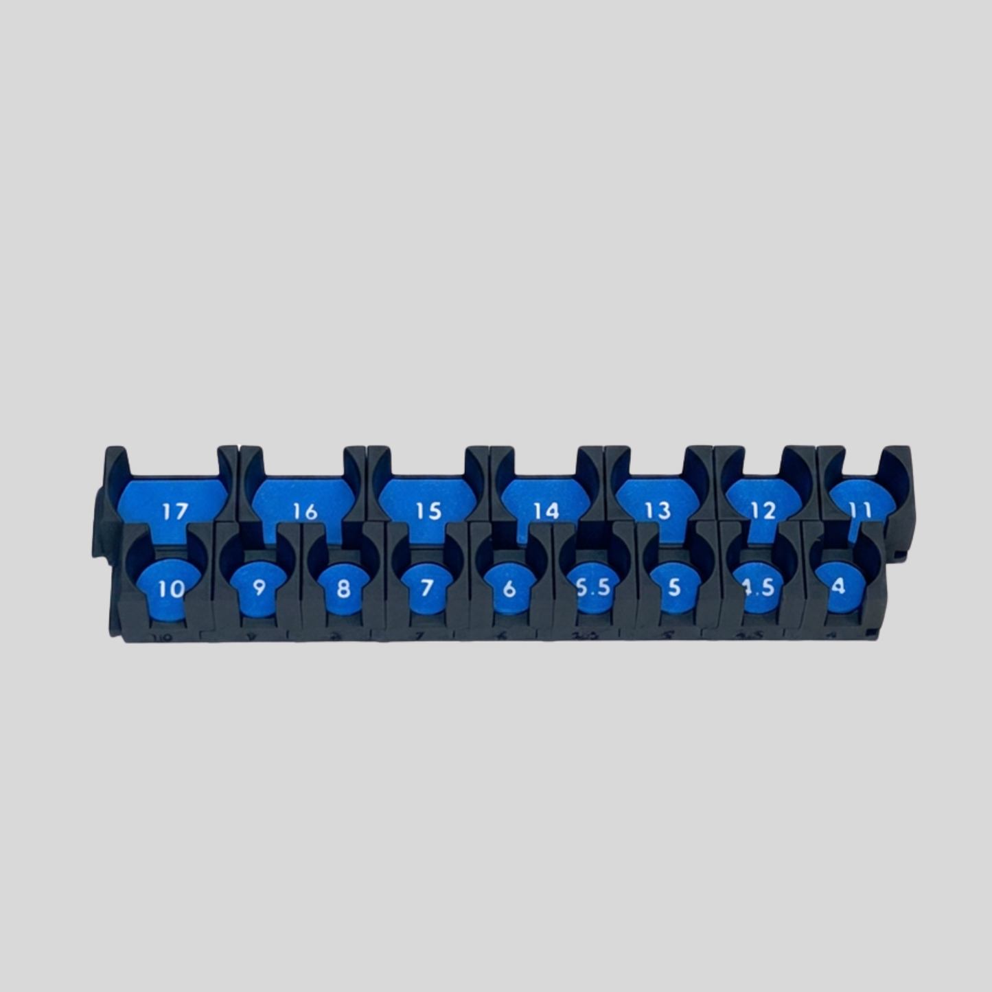 1/4" Modular Socket Organizer for Metric IMPACT Sockets