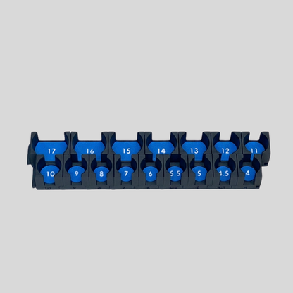 1/4" Modular Socket Organizer for Metric IMPACT Sockets