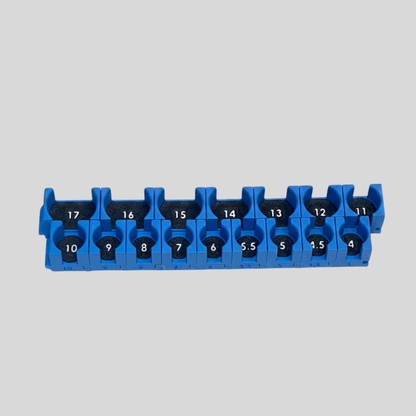 1/4" Modular Socket Organizer for Metric IMPACT Sockets