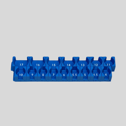 1/4" Modular Socket Organizer for Metric IMPACT Sockets