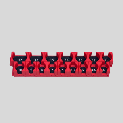 1/4" Modular Socket Organizer for Metric IMPACT Sockets