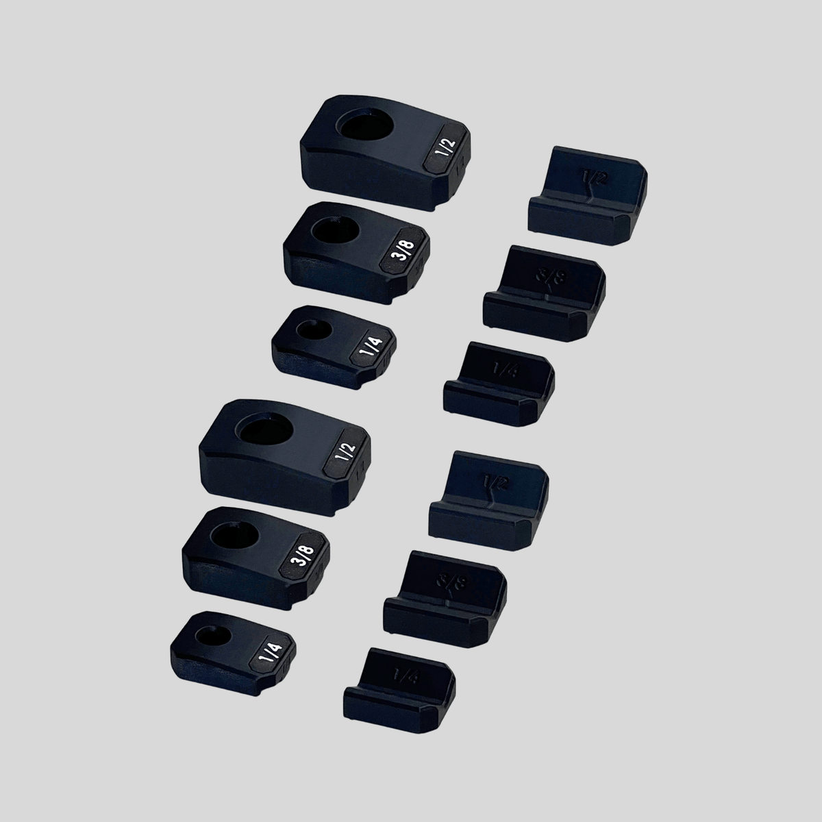 1/4", 3/8", and 1/2" Ratchet Organizers 2.0 | Magnetic
