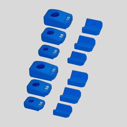 1/4", 3/8", and 1/2" Ratchet Organizers 2.0 | Magnetic