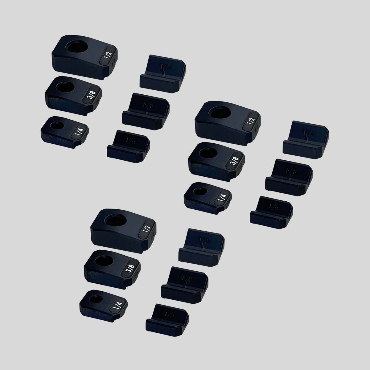 1/4", 3/8", and 1/2" Ratchet Organizers 2.0 | Magnetic