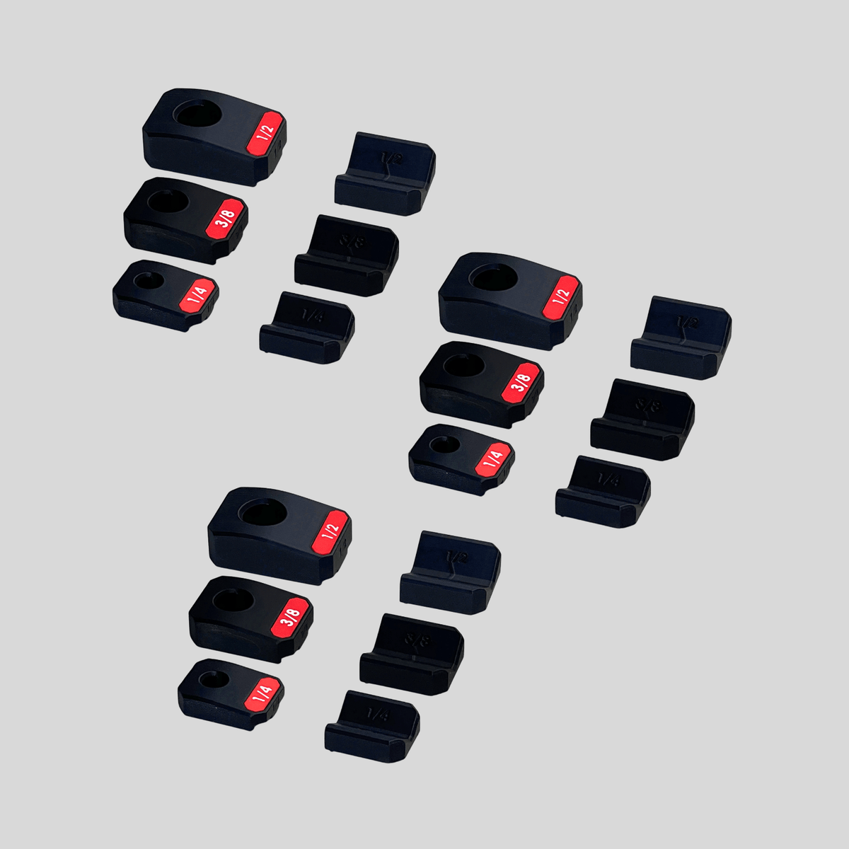 1/4", 3/8", and 1/2" Ratchet Organizers 2.0 | Magnetic