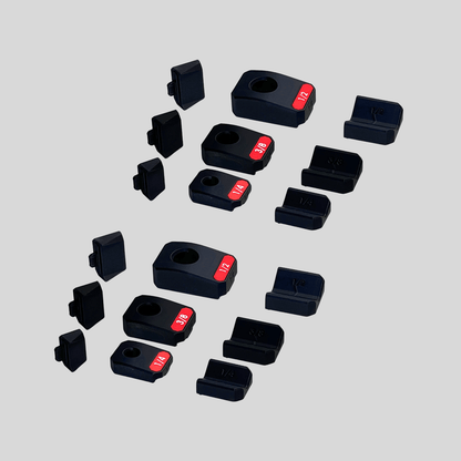 1/4", 3/8", and 1/2" Ratchet Organizers 2.0 | Magnetic