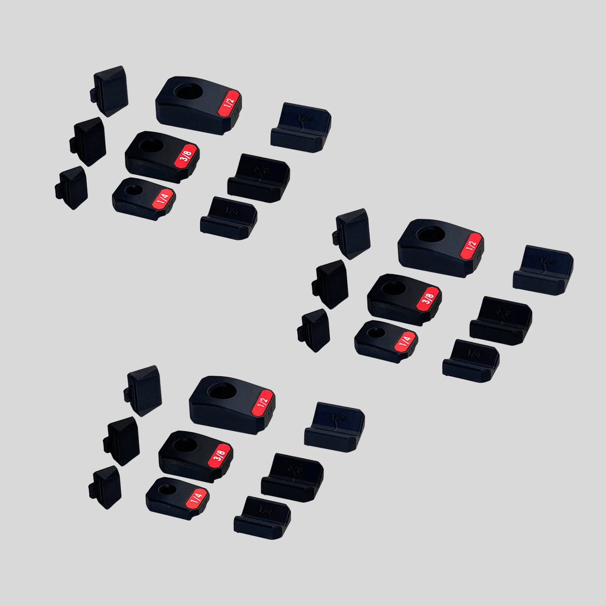 1/4", 3/8", and 1/2" Ratchet Organizers 2.0 | Magnetic