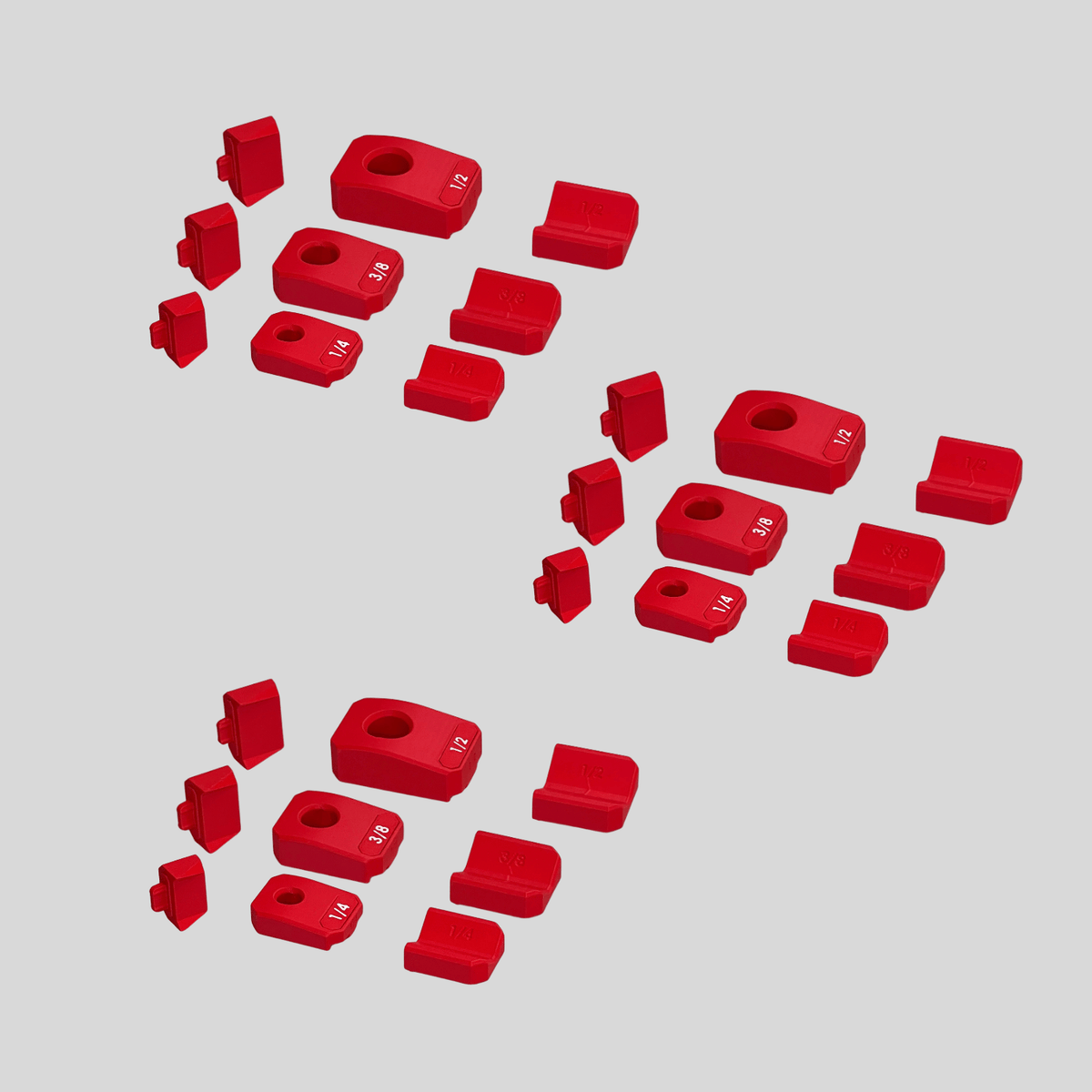 1/4", 3/8", and 1/2" Ratchet Organizers 2.0 | Magnetic