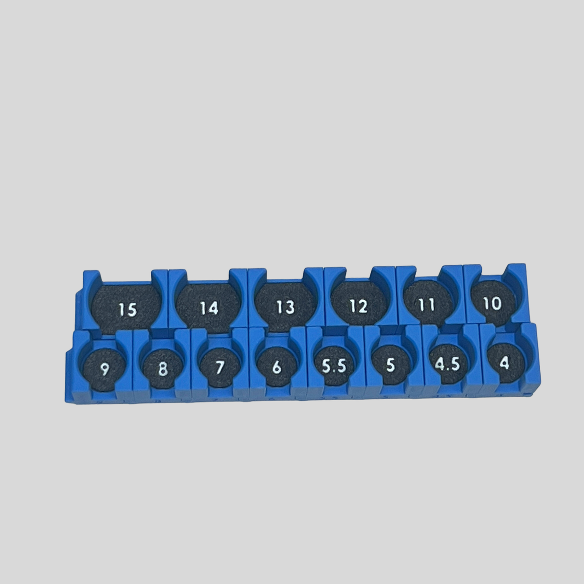1/4" Modular Socket Organizer for Metric IMPACT Sockets