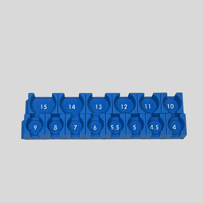 1/4" Modular Socket Organizer for Metric IMPACT Sockets