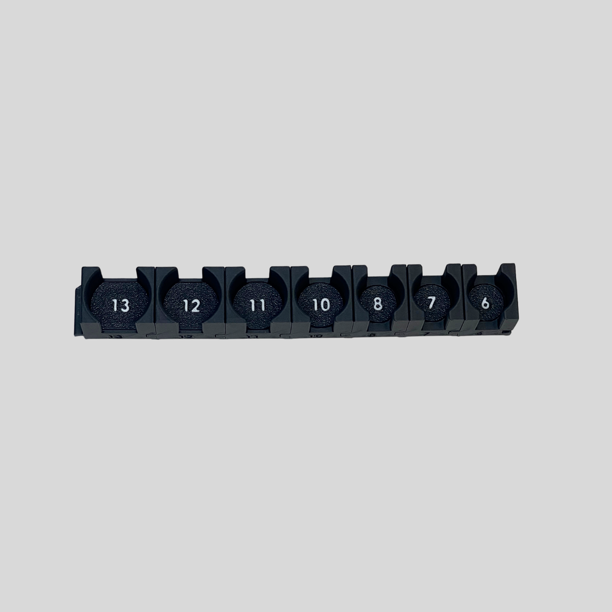 1/4" Modular Socket Organizer for Metric IMPACT Sockets