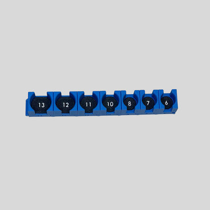1/4" Modular Socket Organizer for Metric IMPACT Sockets