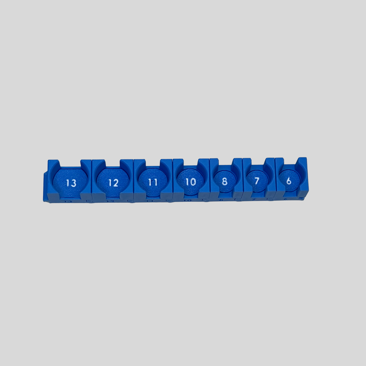 1/4" Modular Socket Organizer for Metric IMPACT Sockets