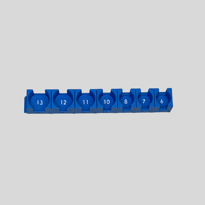 1/4" Modular Socket Organizer for Metric IMPACT Sockets