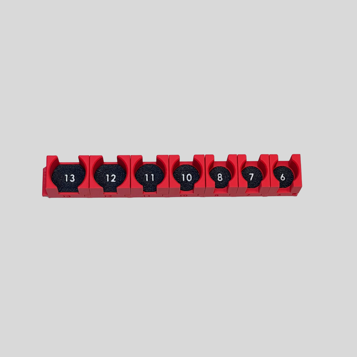 1/4" Modular Socket Organizer for Metric IMPACT Sockets
