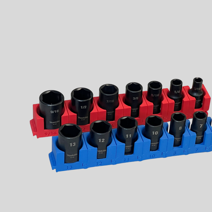 1/4" Modular Socket Organizer for Metric IMPACT Sockets