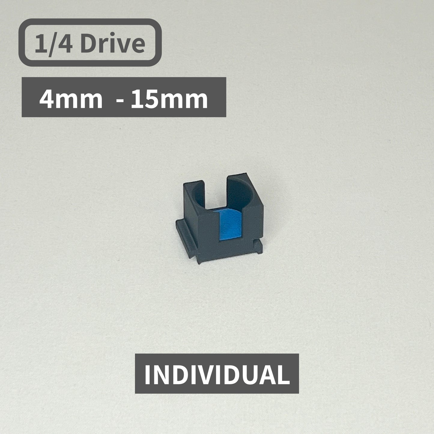 Individual 1/4 Drive Metric Modular Socket Organizers