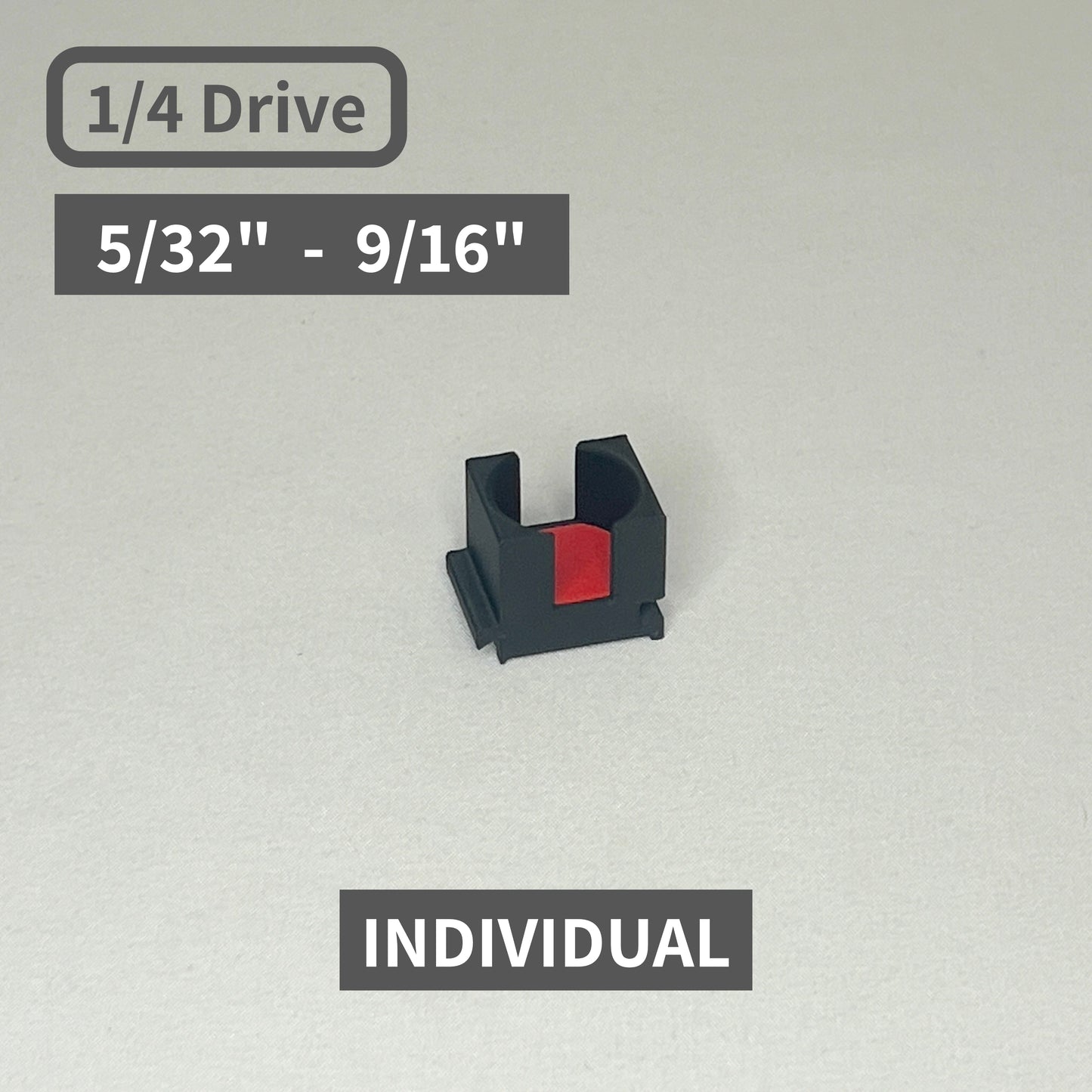 Individual 1/4 Drive Standard (SAE) Modular Socket Organizers