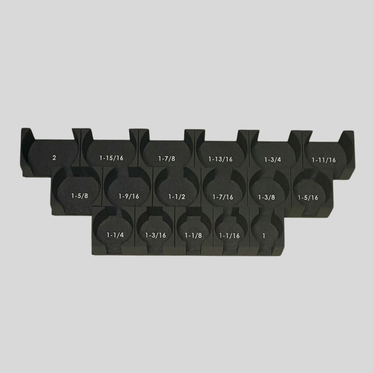 3/4" Modular Socket Organizer for SAE CHROME Sockets