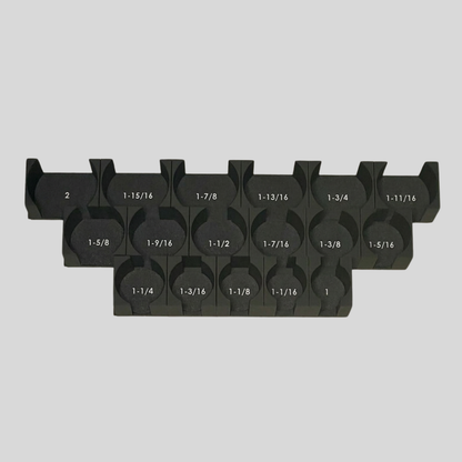 3/4" Modular Socket Organizer for SAE CHROME Sockets