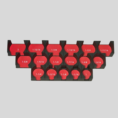 3/4" Modular Socket Organizer for SAE CHROME Sockets