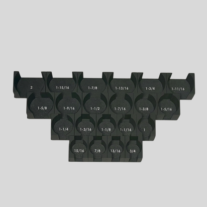 3/4" Modular Socket Organizer for SAE CHROME Sockets