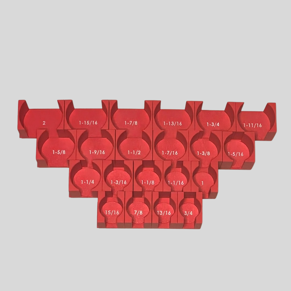 3/4" Modular Socket Organizer for SAE CHROME Sockets