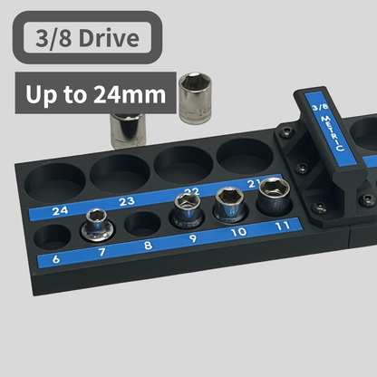 3/8 Inch Drive Metric Socket Trays