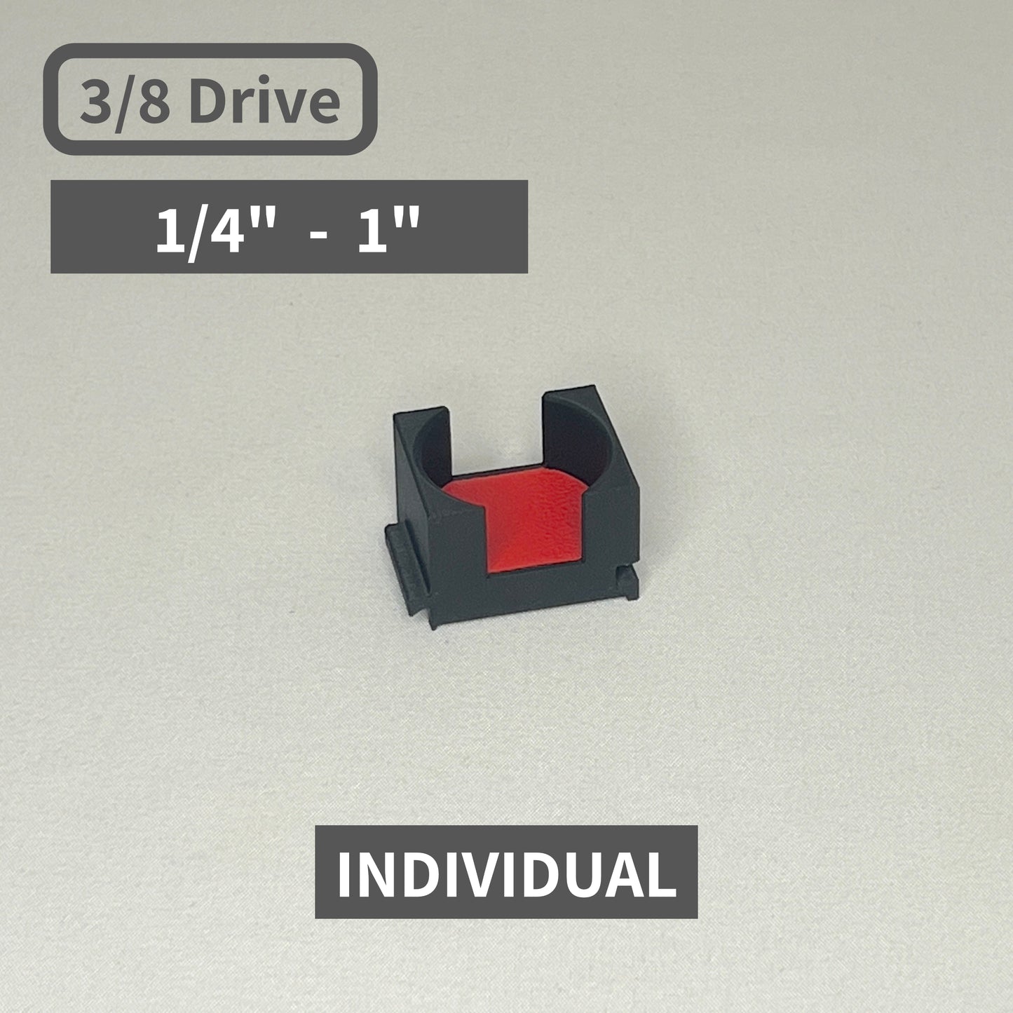 Individual 3/8 Drive SAE Modular Socket Organizers