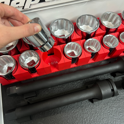3/4" Modular Socket Organizer for SAE CHROME Sockets