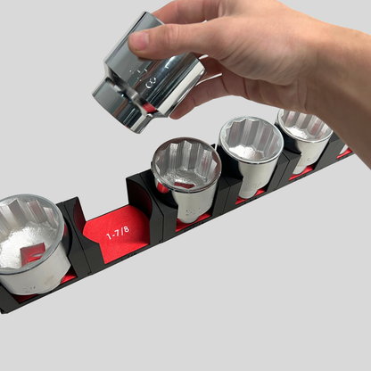 3/4" Modular Socket Organizer for SAE CHROME Sockets