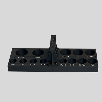 1/2 Inch Drive Deep Impact SAE Socket Tray for Harbor Freight Pittsburgh 13 Piece