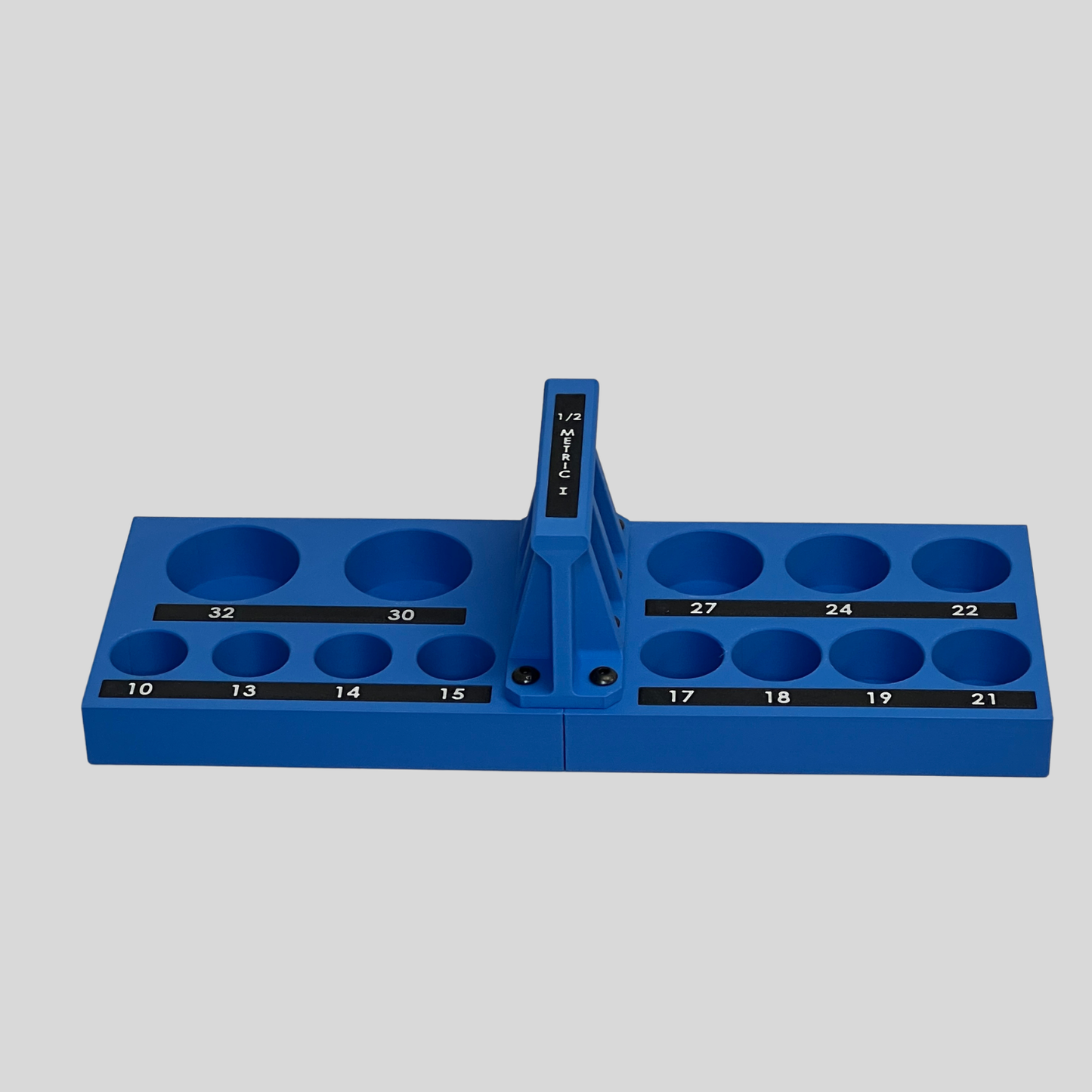 Metric 1/2 Inch Drive Deep Impact Socket Tray for Harbor Freight Pittsburgh 13 Piece