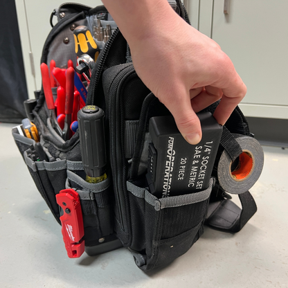 Compact 1/4 Inch Drive Socket Case for 20 Piece Socket Set (with or w/o sockets)