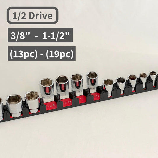 1/2 Inch Drive Standard (SAE) Modular Socket Organizer