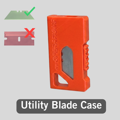 Utility Blade Case | Compact Holder for Utility/Box Cutter Blades