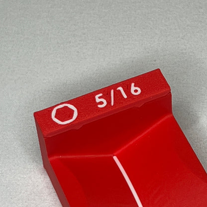 Nut Driver Label for Modular Screwdriver Organizer