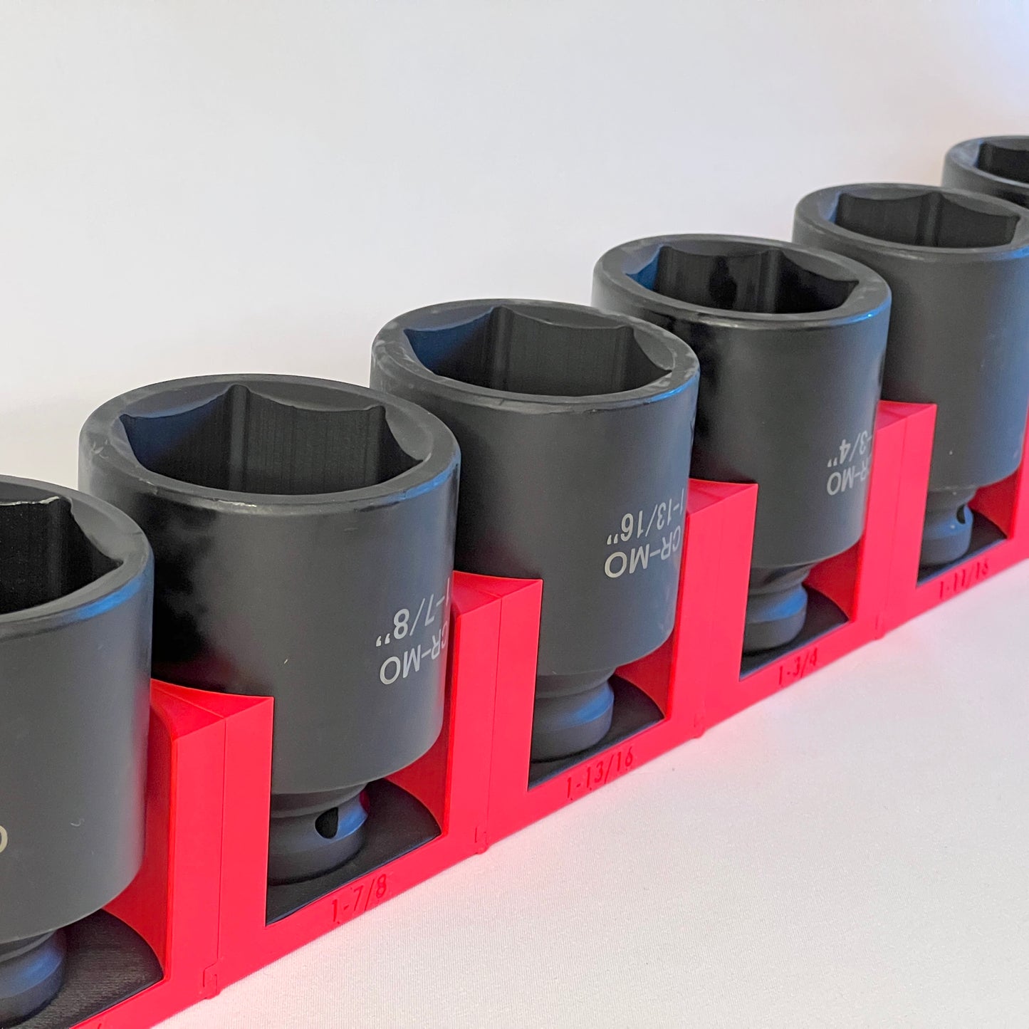 3/4 Inch Drive Standard (SAE) Modular IMPACT Socket Organizer (sockets not included)