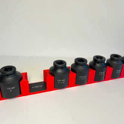 3/4 Inch Drive Standard (SAE) Modular IMPACT Socket Organizer (sockets not included)