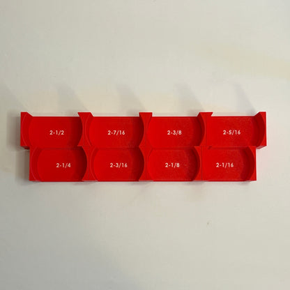 3/4 Inch Drive Standard (SAE) Modular IMPACT Socket Organizer (sockets not included)