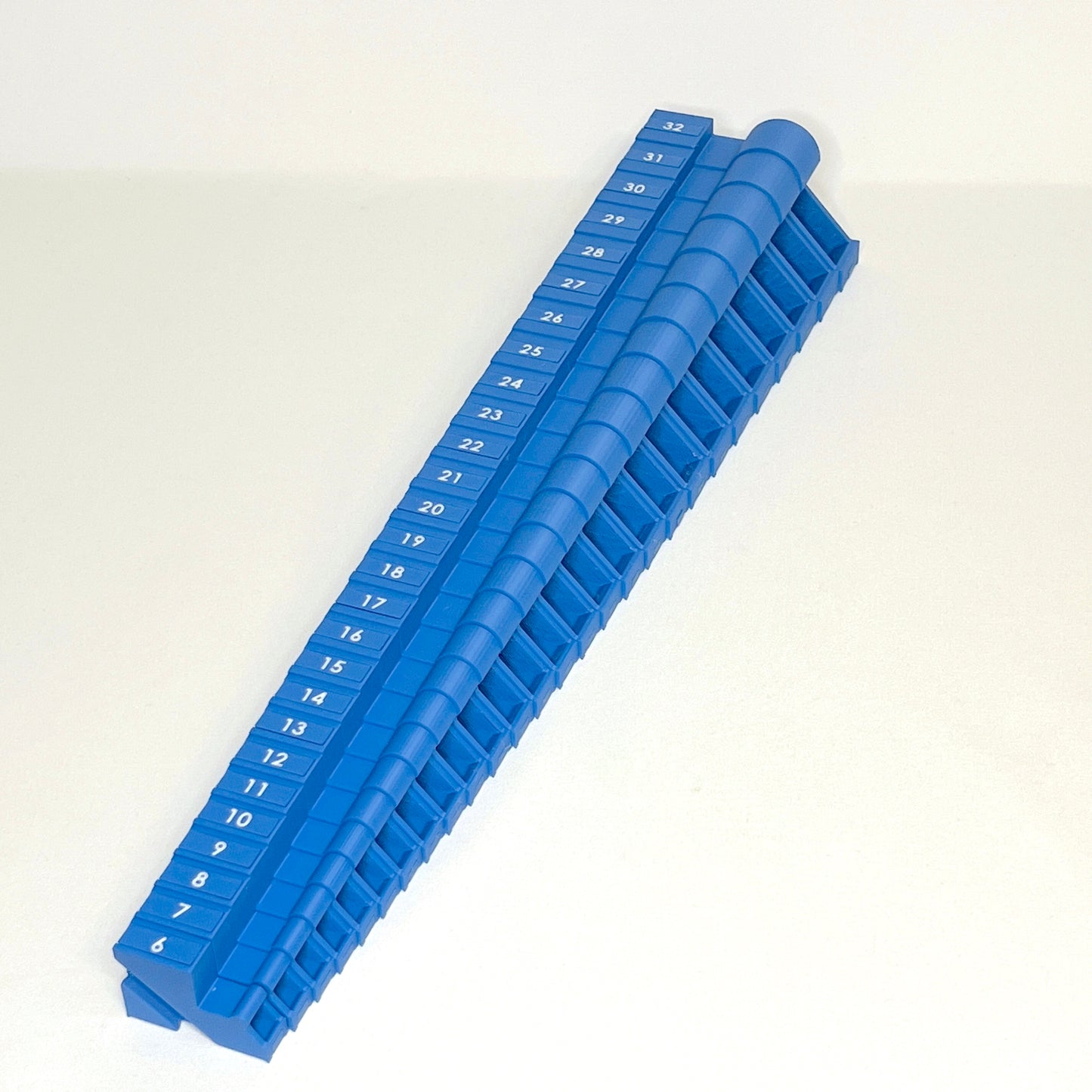 Metric 6mm - 32mm (27 piece) Space Efficient Modular Wrench Organizer (no skip sizes)
