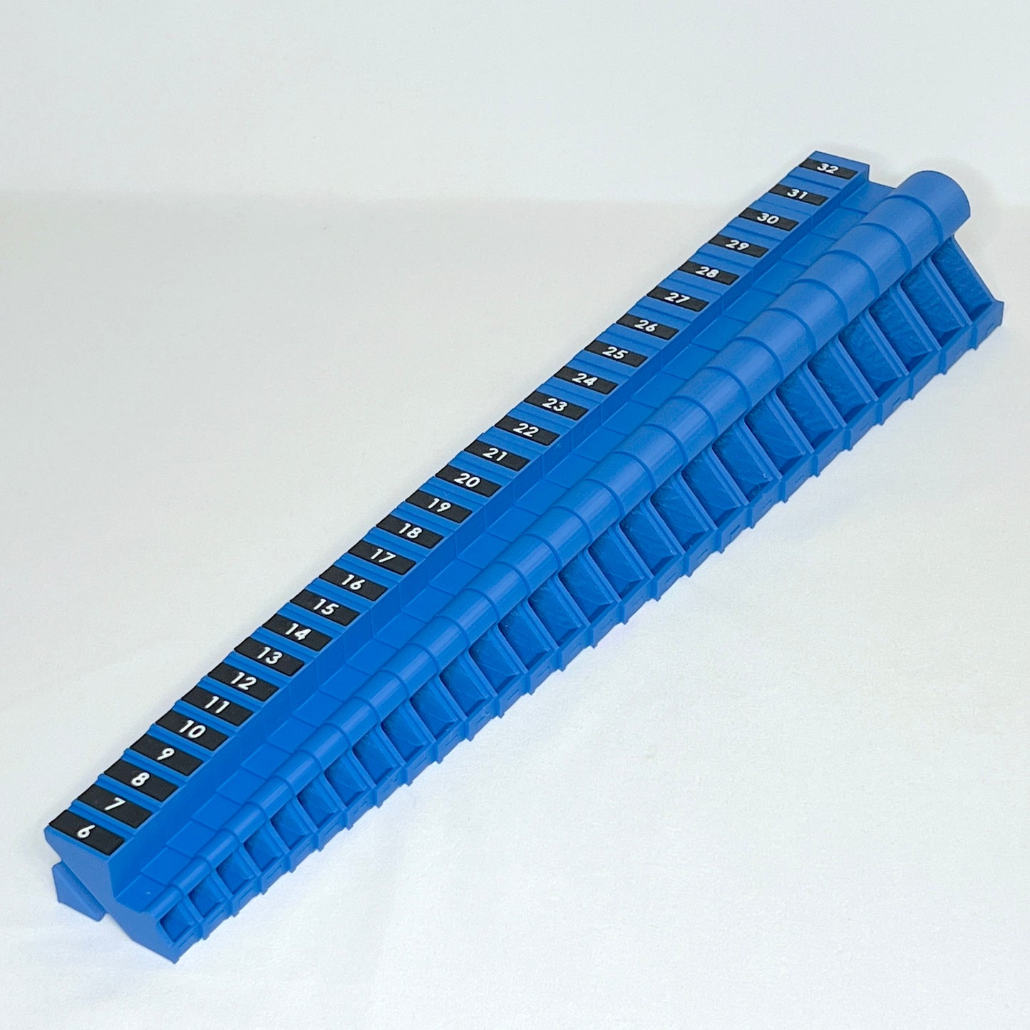 Metric 6mm - 32mm (27 piece) Space Efficient Modular Wrench Organizer (no skip sizes)